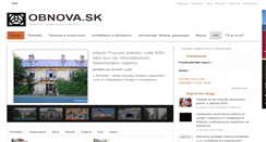 Desktop Screenshot of obnova.sk